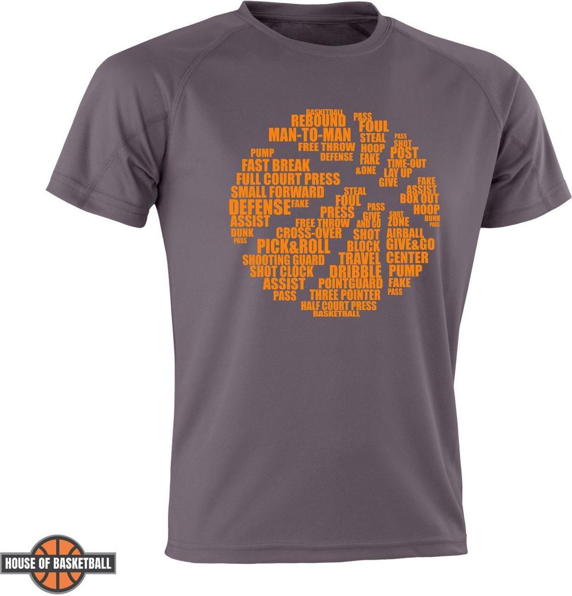 Basketball Icon logo T-shirt - grijs - XXL