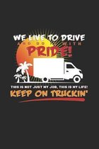 Keep on truckin': 6x9 Truck Driver - dotgrid - dot grid paper - notebook - notes