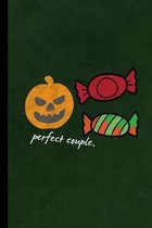 Perfect Couple.: Haunted Pumpkin Candy Spooky Halloween Party Scary Hallows Eve All Saint's Day Celebration Gift For Celebrant And Tric