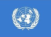 Vlag Verenigde Naties 200x300cm - glanspoly