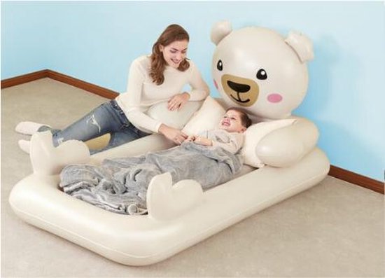 Bestway luchtmatras voor 1 persoon Kids Teddybear | bol.com