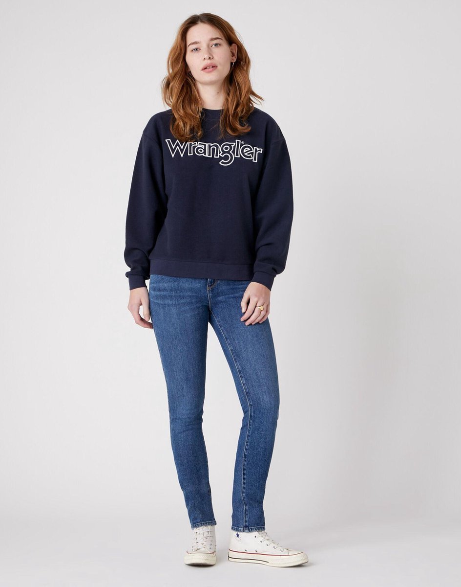 Wrangler RETRO Dames Sweater Blauw