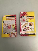 2 mooie slinger pakjes. geel/roze