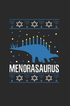 Hanukkah Menorasaurus Notebook