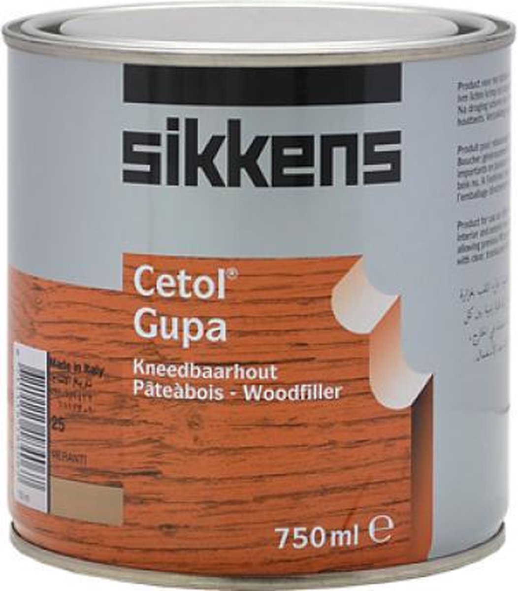 Sikkens Cetol Gupa Kneedbaar hout MERANTI 0.75L