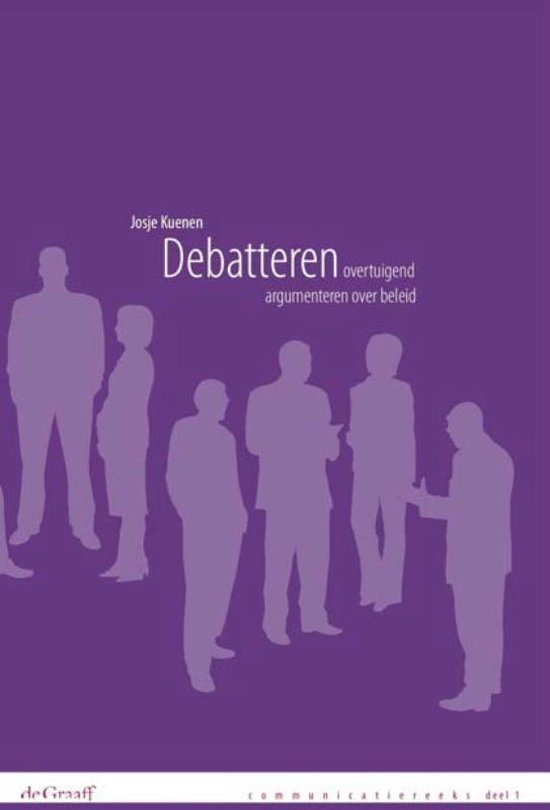 Cover van het boek 'Debatteren' van Josje Kuenen