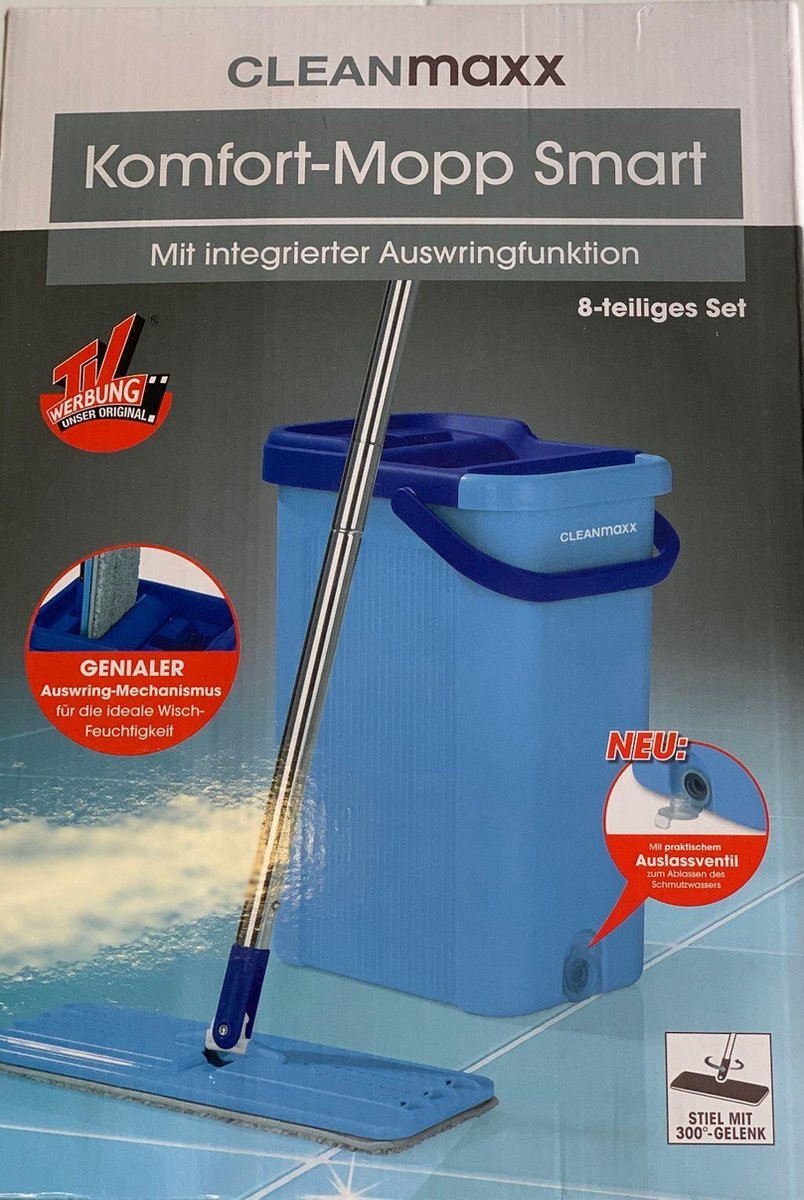 Goedkoopste leanmaxx Komfor mop met geintegreerde uitwringfunctie