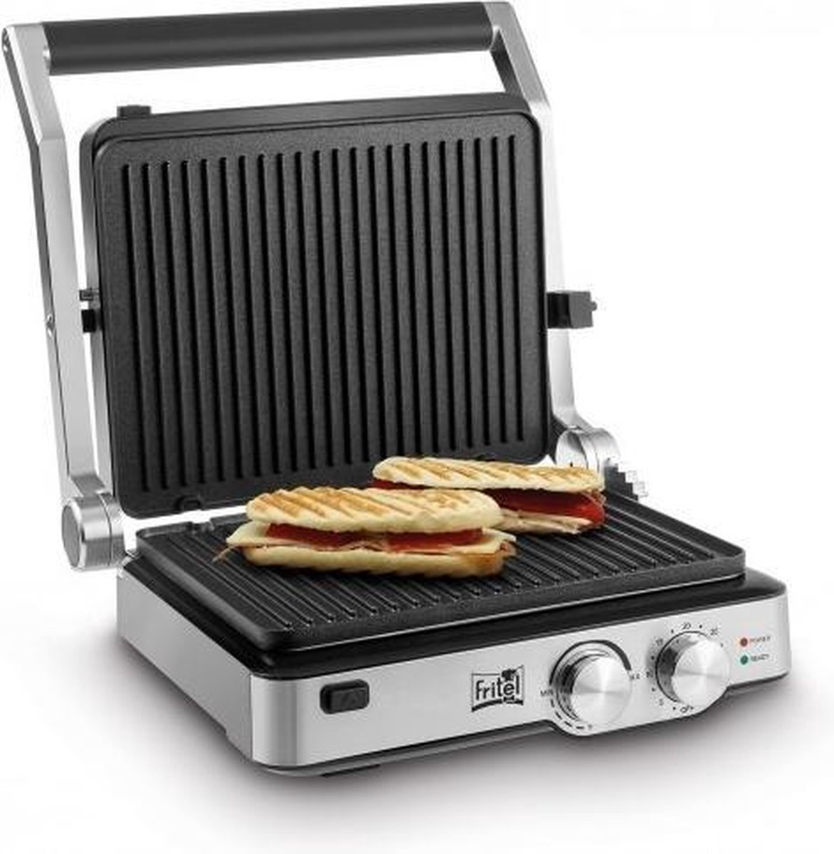 Fritel GR 2285 - Grill/panini/BBQ in 1 - grilloppervlak 29x23cm - 2000W |  bol.com