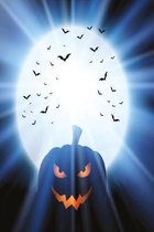Pumpkin in the moonlight blue color