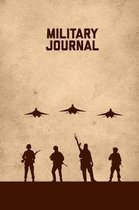 Military Journal: Lined Journal With Writing Prompts Pages Notebook Gift