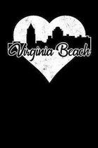 Virginia Beach: 6x9 college lined notebook to write in with skyline of Virginia Beach, Virginia