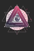 Mystic Eye Notebook: Graph Paper Notebook, 6x9 Inch, 120 pages