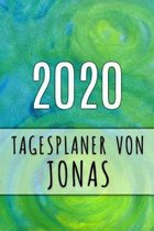 2020 Tagesplaner von Jonas: Personalisierter Kalender f�r 2020 mit deinem Vornamen