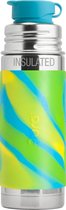 Pura thermos sportfles - Plasticvrij - 260 ml - Aqua Swirl