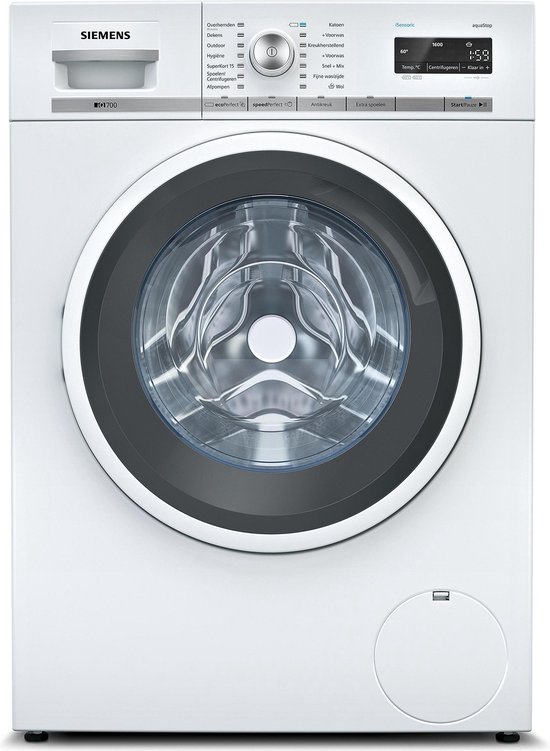 Binnenwaarts eetpatroon kralen Siemens WM16W461NL - iQ700 - Wasmachine | bol.com