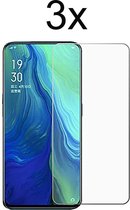 Oppo Reno 3 Pro Screenprotector - Beschermglas Oppo Reno 3 Pro Screen Protector Glas - 3 stuks