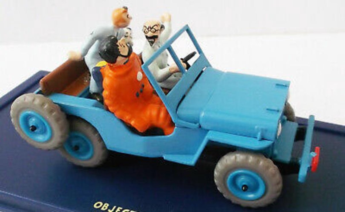 Taxi 1929 Tintin en Amérique - Atlas 1:43 - Maquette voiture - Maquette  miniature 