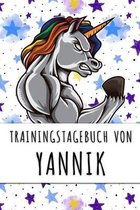 Trainingstagebuch von Yannik: Personalisierter Tagesplaner f�r dein Fitness- und Krafttraining im Fitnessstudio oder Zuhause