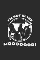 I'm not in the Mooooood!: 6x9 Farmer - dotgrid - dot grid paper - notebook - notes