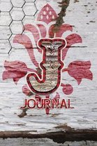 J Journal: J Initial Monogram Lined Notebook