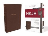 NKJV, Single-Column Reference Bible, Leathersoft, Brown, Comfort Print