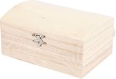 Creotime Schatkist Hout 16,5 X 11 X 8,5 Cm