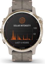 Garmin fēnix 6S Pro Solar Chrono Smartwatch - Beige | bol.com