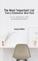 The Most Important List Every Homeowner Must Have: All You Need For All Your DIY Home Improvements