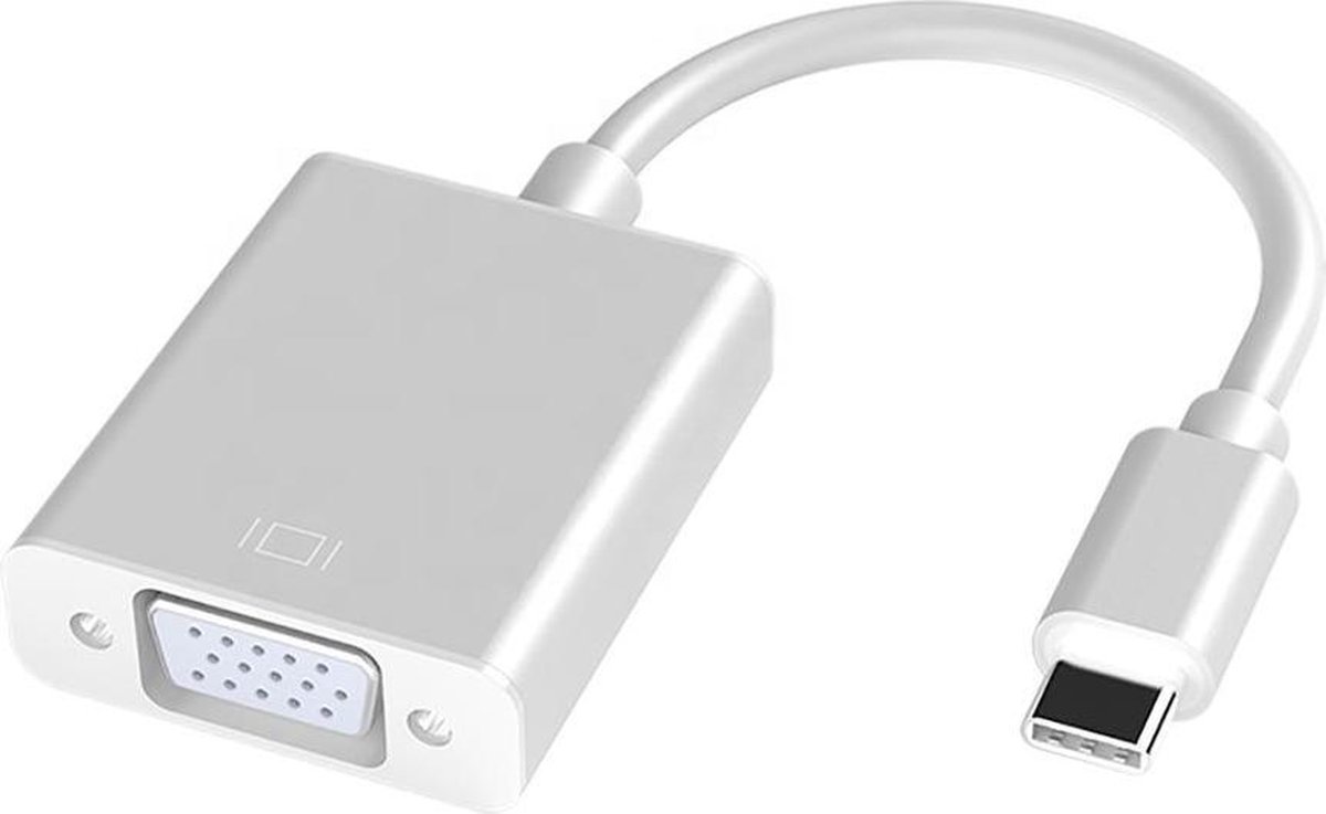 USBC naar VGA adapter kabel USB Type C voor o.a. Macbook