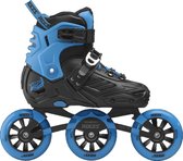 Roces Yep Inlineskates - Maat 35-38 - Unisex - zwart/blauw