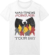 WuTang Clan Heren Tshirt -S- Forever Tour '97 Wit