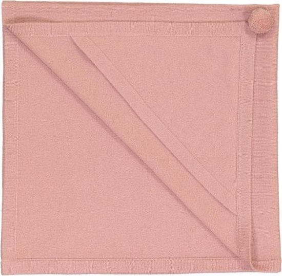 Les-Lutins-couverture-bébé-Clémentine-rose-foncé-75x75cm | bol