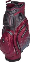 FastFold Thunder Waterproof Cart Bag burgundy/grey