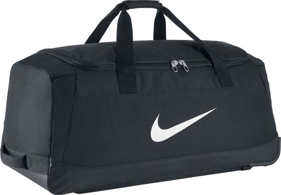 diepvries Email schrijven Gom Nike Sporttas - zwart/wit - Nike Wheeler Bag - Nike Team Sporttas | bol.com