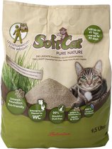 SoftCat plantaardige kattenbakvulling van gras 9,5L klontvormend - stofvrij