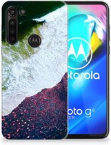 TPU Siliconen Hoesje Motorola Moto G8 Power Telefoon Hoesje Sea in Space