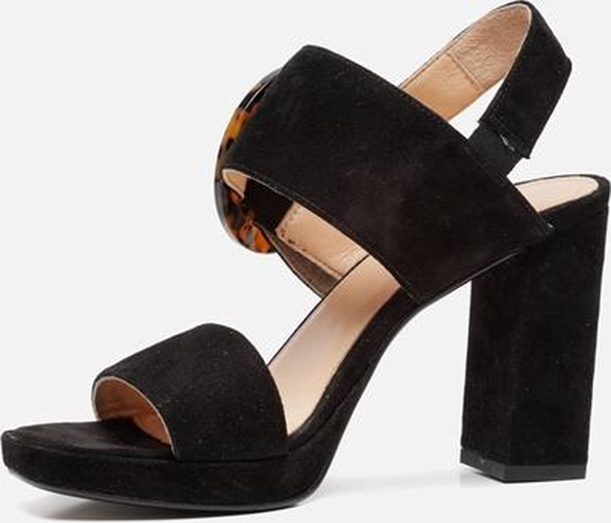 Linea Zeta Sandalen met hak zwart - Maat 42 | bol.com