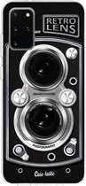 Casetastic Samsung Galaxy S20 Plus 4G/5G Hoesje - Softcover Hoesje met Design - Camera Retro Lens Print