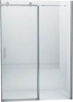 Diamond Line Slice - Douchedeur 110 cm - Chroom - Schuifdeur - Antikalk - Helder Glas - 8mm Veiligheidsglas - Easy Clean