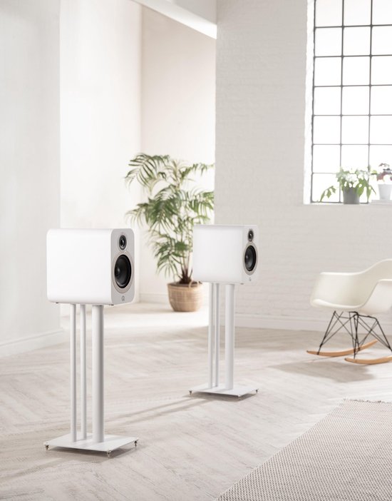 Q Acoustics 3030i Hifi - Boekenplank Luidspreker - Mat Wit (per paar) — afbeelding 2