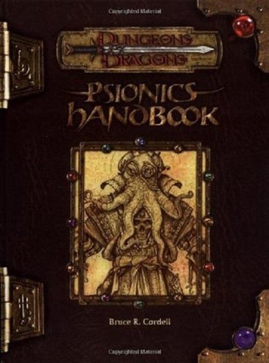 Dungeons & Dragons Psionics Handbook - cover