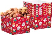 12 stuks sinterklaas pepernoten bakjes - traktatiebakjes  400ml