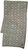 Ivanhoe gebreide sjaal van wol Elsie Lichen Green 2020 - One Size 185x27 Groen