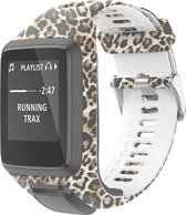 Luipaard / Panter Print bandje geschikt voor Tomtom Adventurer, Tomtom Spark, Tomtom Spark 3, Tomtom Runner 2, Runner 3 - Golfer 2 - horlogeband - polsband - strap - horlogebandje - Leopard