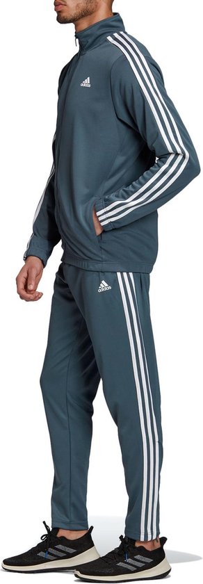 adidas Trainingspak - Maat XL - Mannen - blauw/wit | bol
