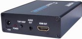 NÖRDIC SGM-135 Scart naar HDMI adapter, Tot 1080p, met 3,5 mm output, Zwart