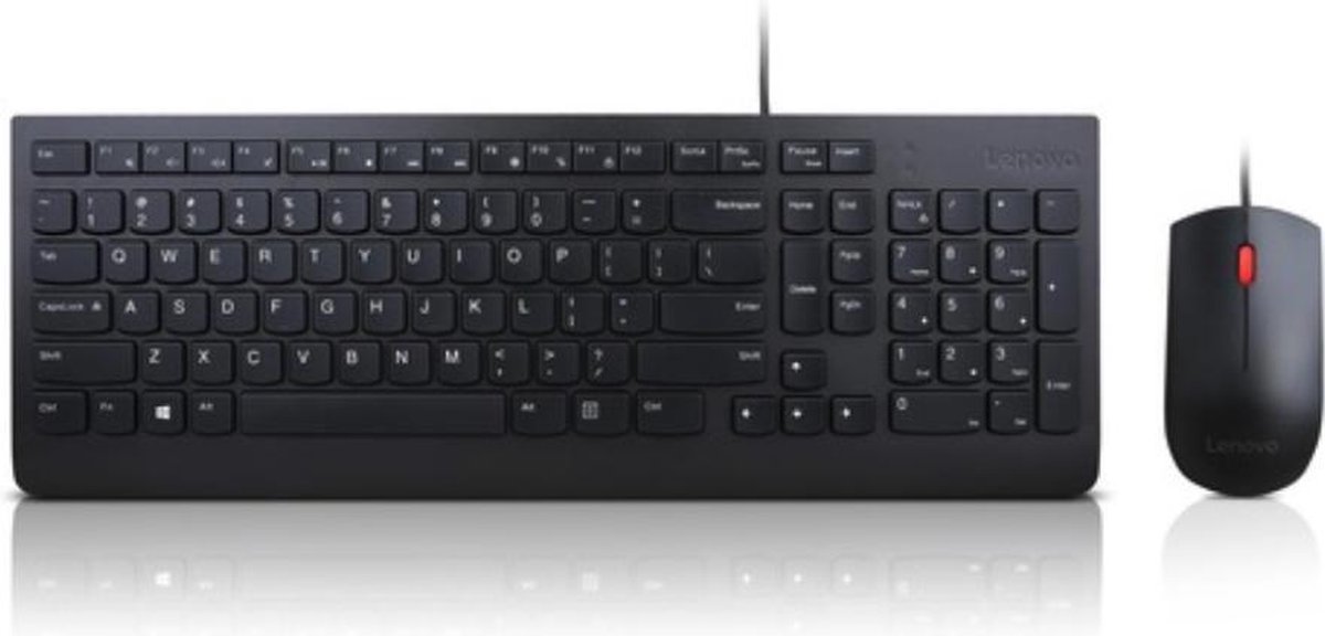 Lenovo 4X30L79922 essential toetsenbord en muis Combo - US Euro Qwerty