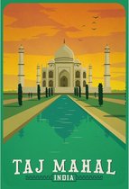 Wandbord - Taj Mahal - India