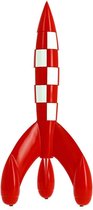 Kuifje Raket - Kuifje beeldje Raket - Moulinsart - Verzamelobject Kuifje Raket - Rood Wit - 30 cm