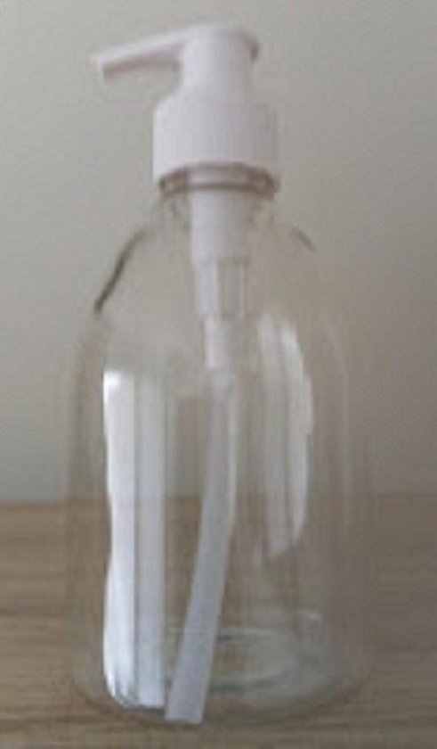 Beknopt Ochtend zitten Fles met pomp / Pompflacon / Pompdispenser 300 ml - voor dikkere vloeistof  | bol.com